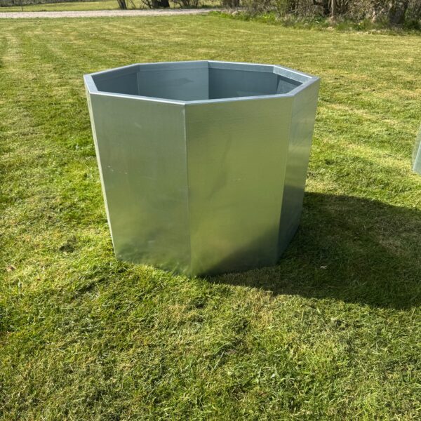 Ottekantet højbed, galvaniseret stål, højde 40 cm - flere bredder - Image 2