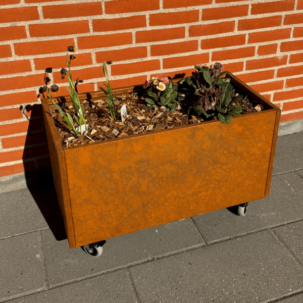 Plantekasser i cortenstål